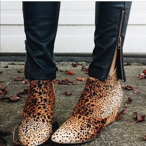 MATISSE | Nugent Leopard Booties